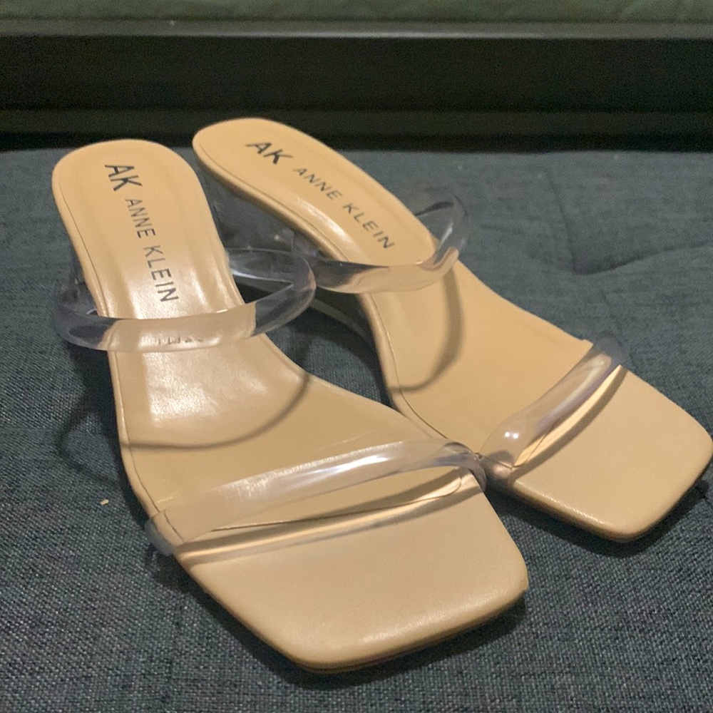 Clear sandals
